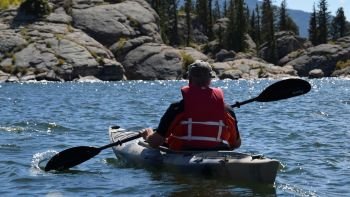 Kayaking in Baltic Sea